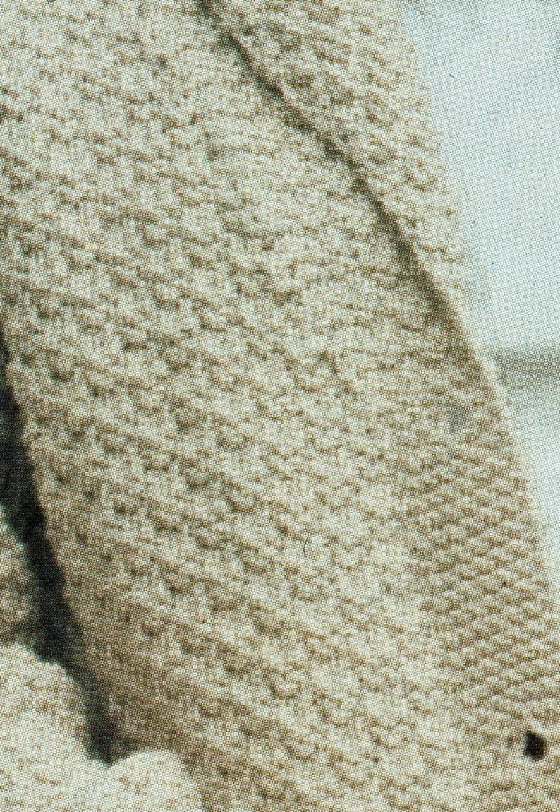 Ladies Casual Easy Knit Chunky Textured Long Line Jacket with Shawl Collar, Vintage Knitting Pattern, PDF, Digital Download B436 image 3