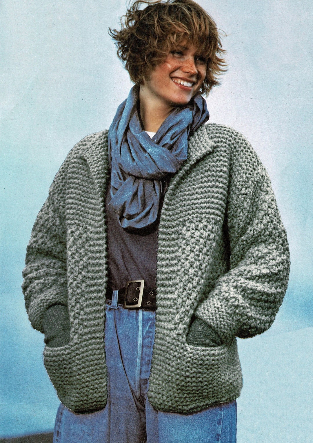 ジャケット・アウター RUG PATTERN KNIT JACKET RUG PATTERN KNIT JACKET