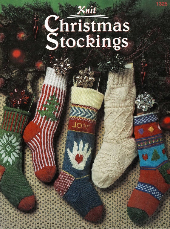 Lovely Knitted Christmas Stockings, Vintage Knitting Pattern, PDF, Digital  Download B536 -  Canada