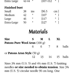 Ladies Easy Fitting Aran V-Neck Waistcoat, Vintage Knitting Pattern, PDF, Digital Download C637 image 4