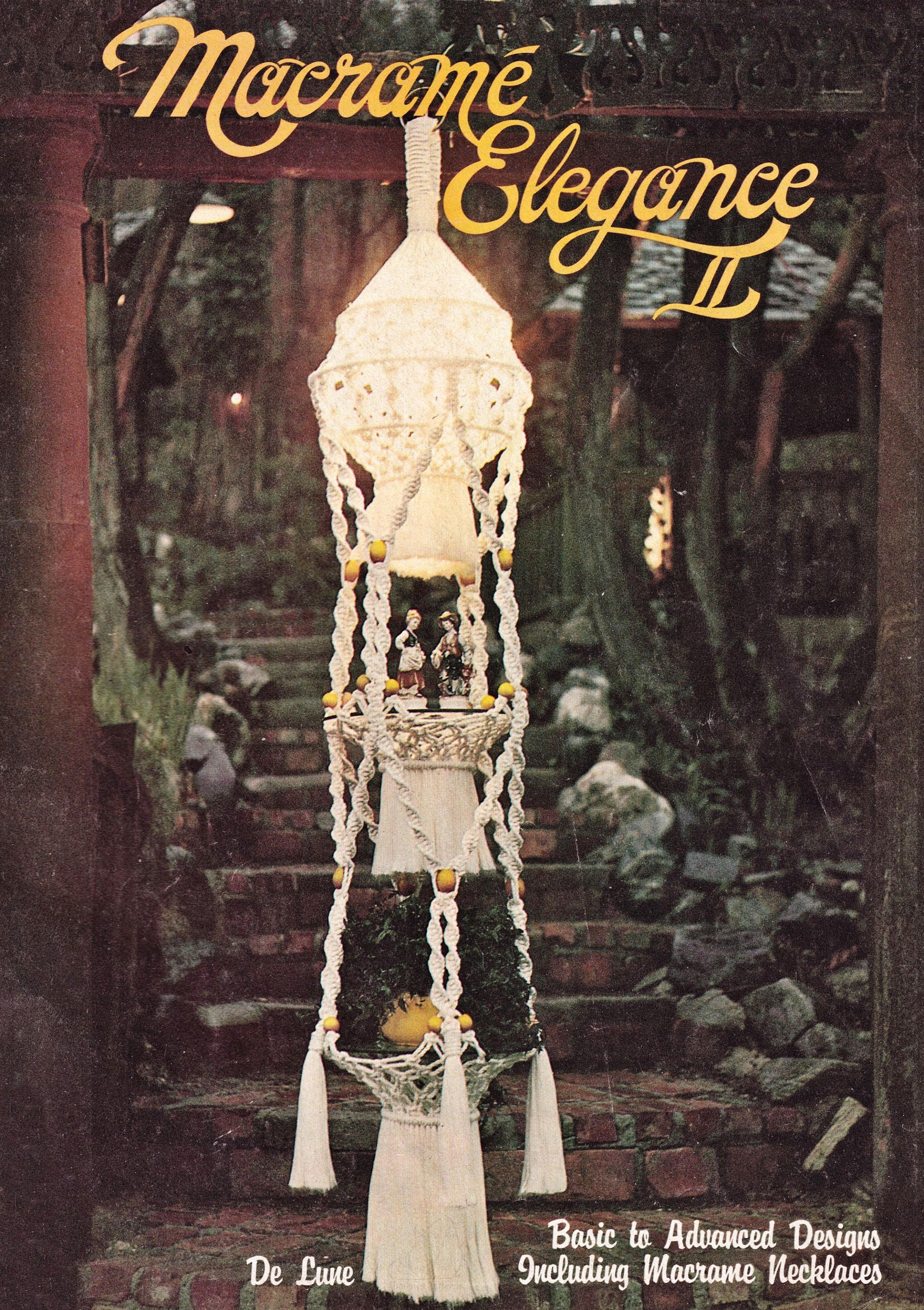 Livre Vintage De Macramé Allemand Des Années 1970 – Motifs Rétro Et Techniques Classiques