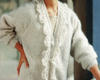トップス vintage arabesque design mohair cardigan Vintage Mohair Cardigan Kurt Cobain Green Button Closure | eBay