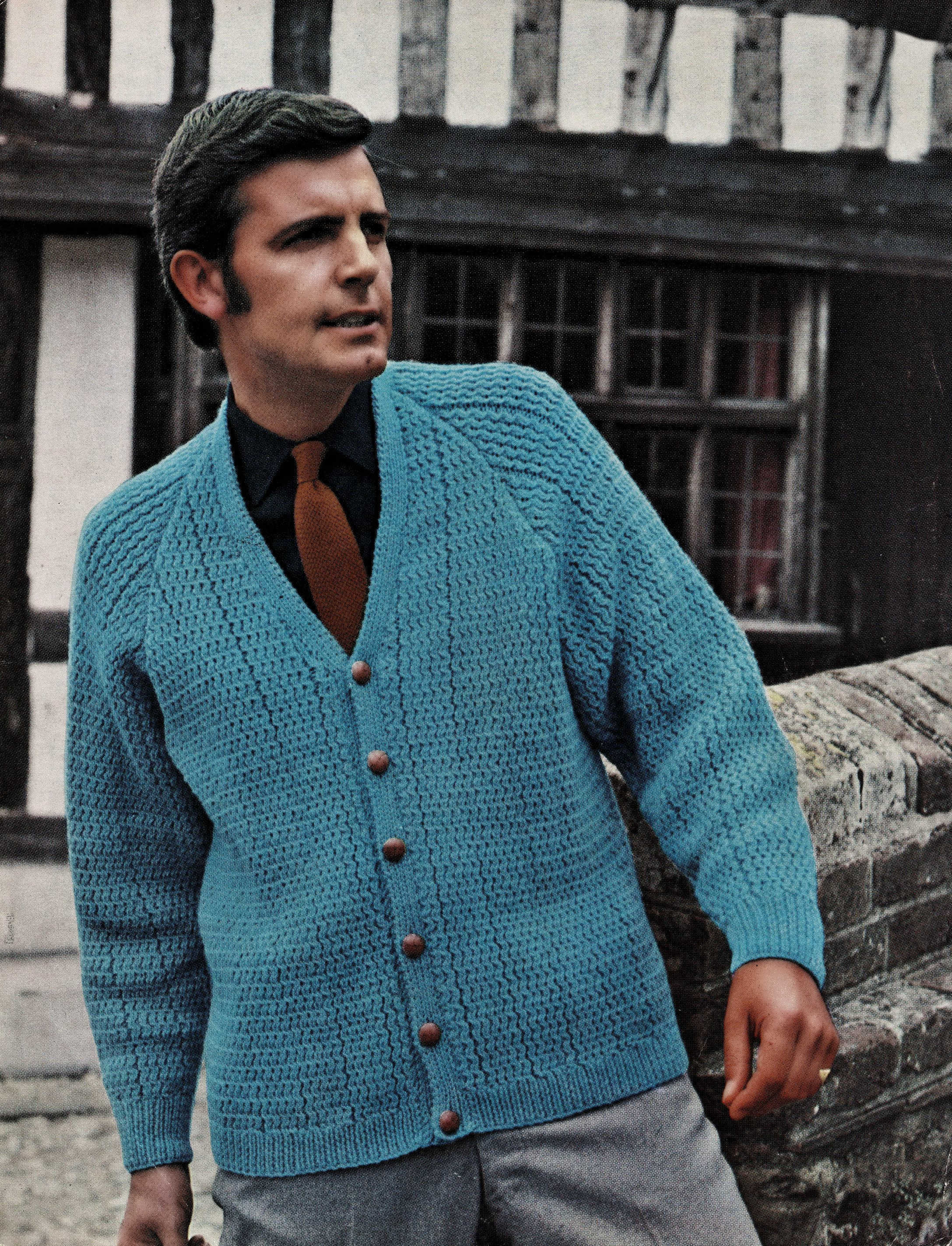 vintage cardigan.