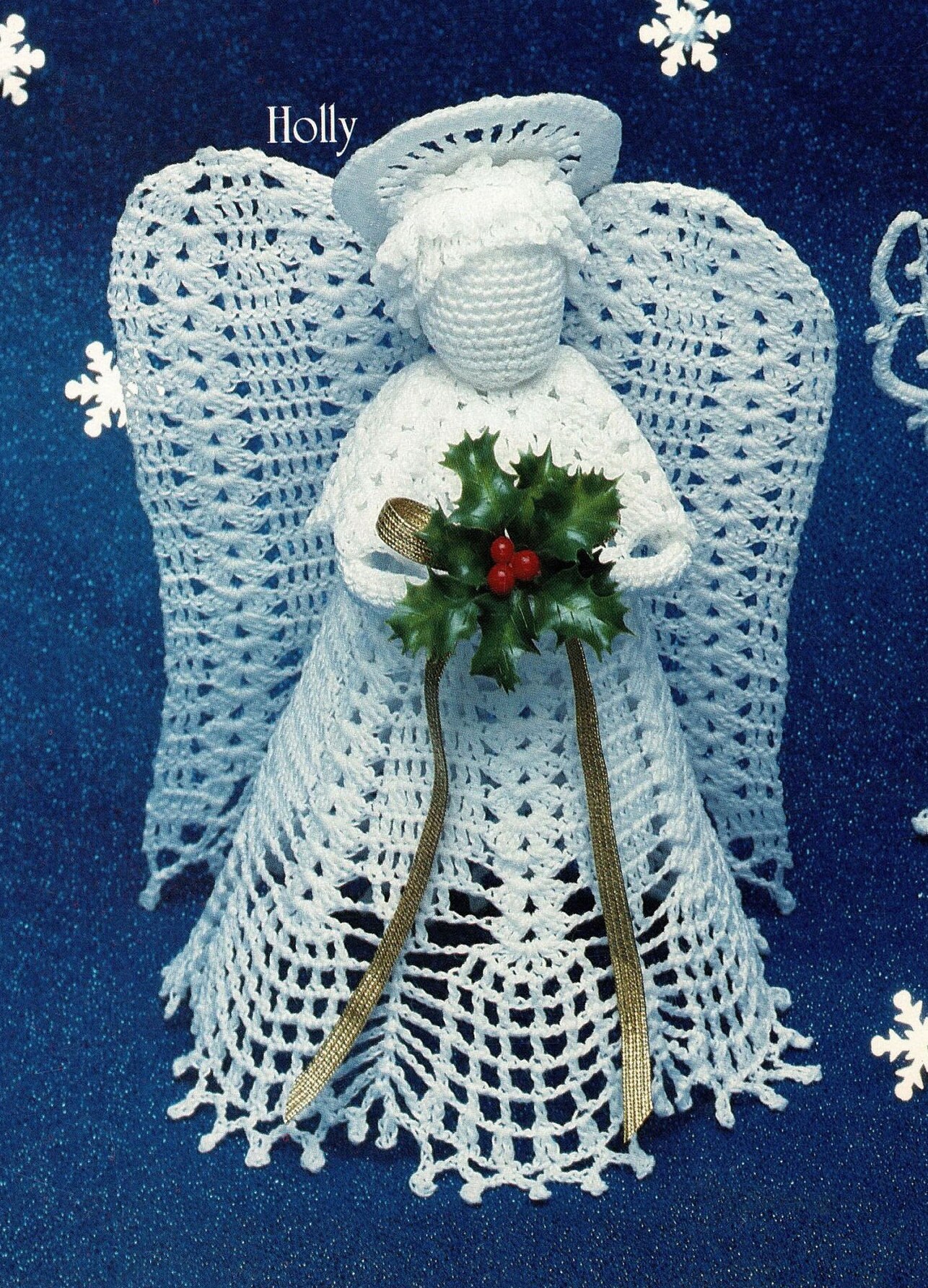 Vogart Vintage Crafts Christmas Crochet Kit Girl Angel 3206 Sealed