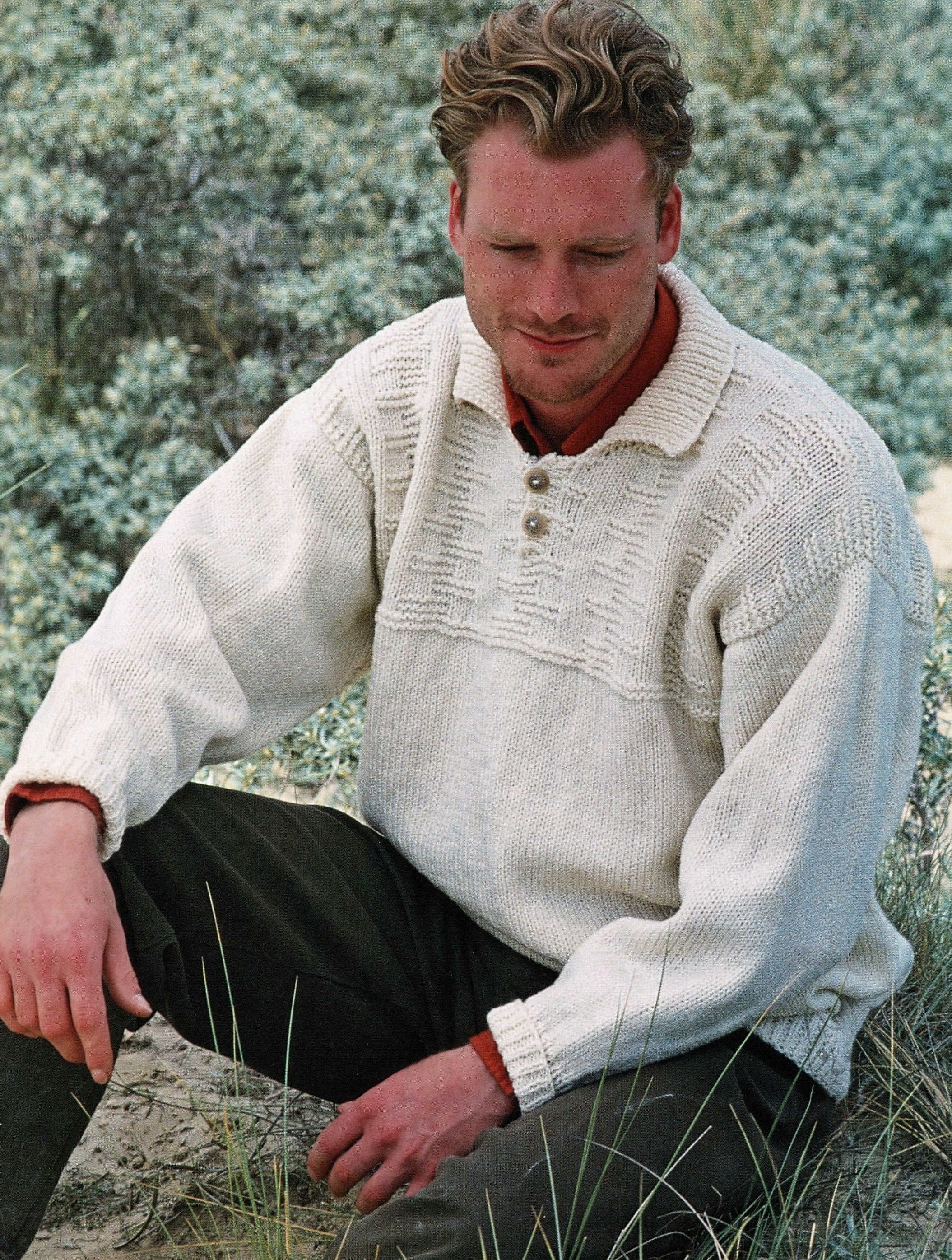 トップス vintage wool knit polo cardigan t shirt Vintage Polo Sweater for sale | eBay