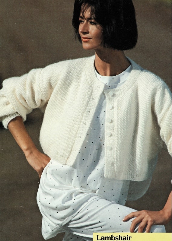 Ladies Casual Round Neck Cardigan With 