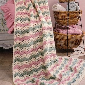 Wunderschöne Muscheln auf Muscheln häkeln Afghan, Vintage Häkelmuster, PDF, Digital Download - C858