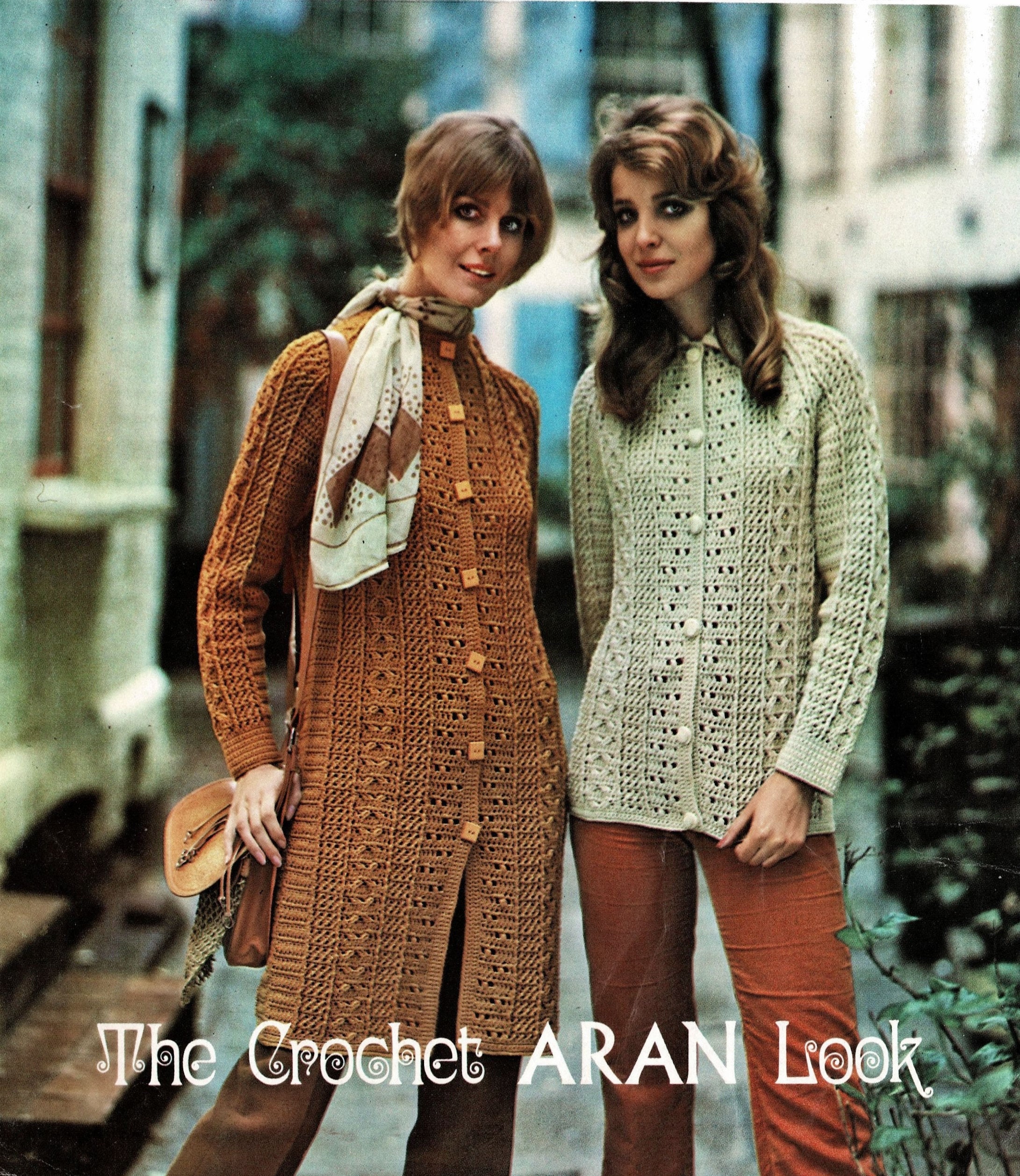Ladies Lovely Aran Look Crochet Cardigan and Coat Vintage - Etsy Ladies Lovely Aran Look Crochet Cardigan and Coat Vintage - Etsy