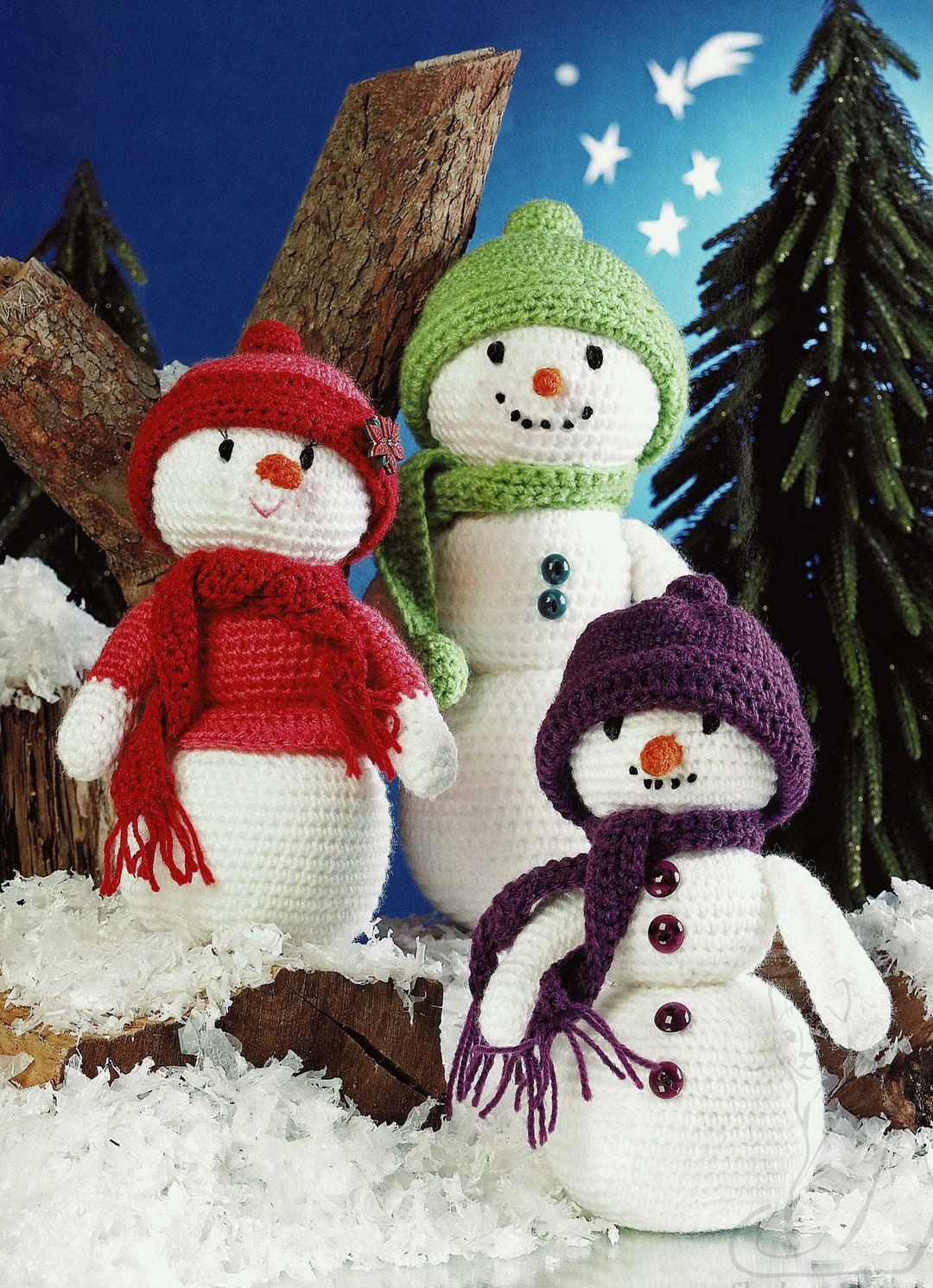 Amigurumi MuÃ±ecos De Nieve A Ganchillo De Nieve Amigurumi MuÃ