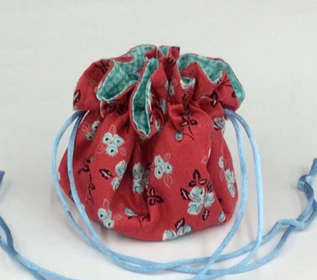 Drawstring Jewelry Pouch, Jewelry Storage, Travel Jewelry Pouch, Travel