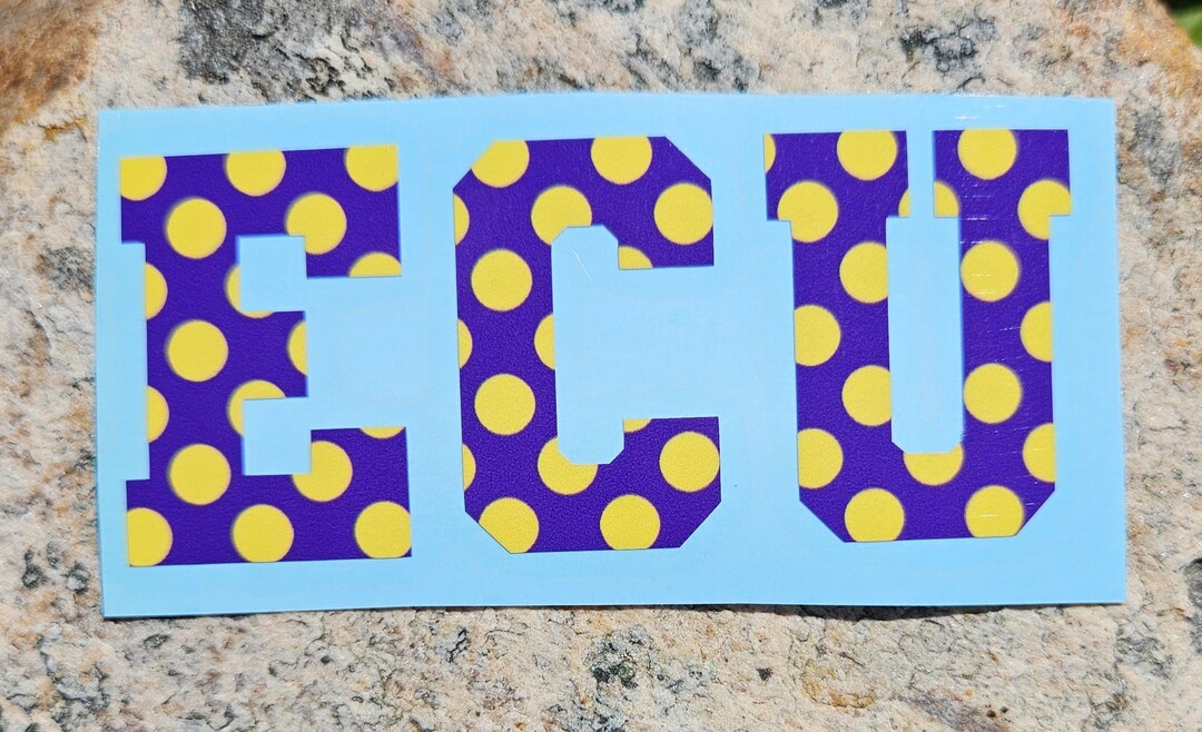 thumbnail image 2 of East Carolina University Pirates ECU 8 Inch Preforated Window Film Decal Sticker One Way Vision Adhesive Backing 2 of 13