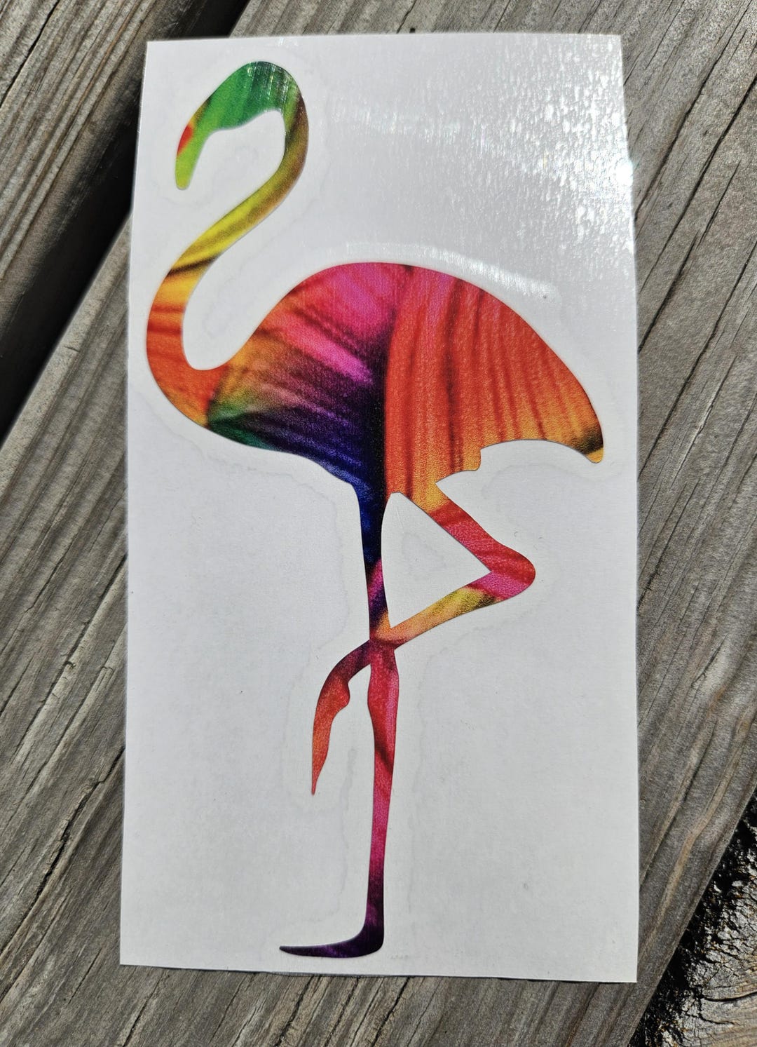 Whimsical Flamingo Vinyl Decal: Car Window Sticker - Etsy