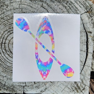 Kayak Vinyl Decal, Car Window Decal, Kayak Sticker, Kayak Gift, Kayak Lover, Kayak Car Decal, Kayak Car Sticker, Kayak, Nature Sticker