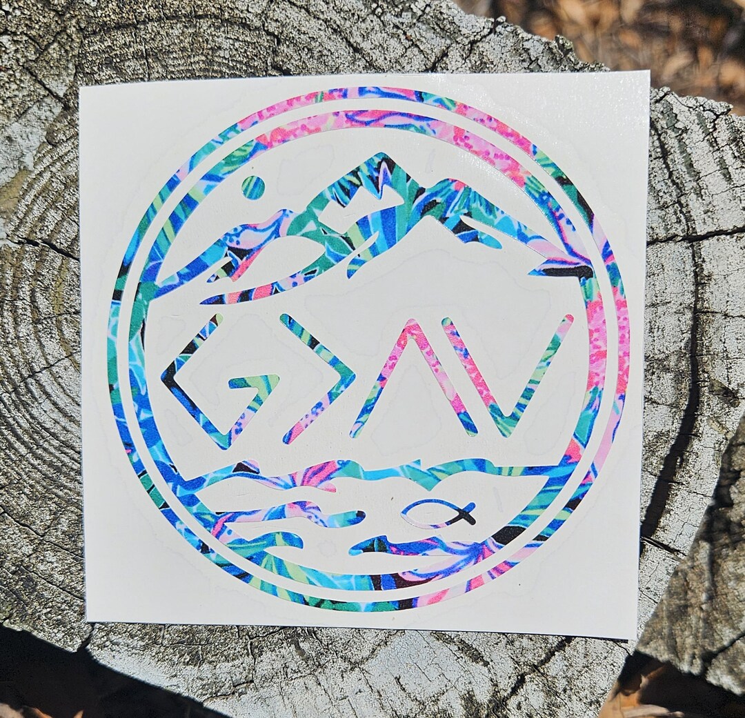 God Window Sticker God is Greater Decal: Christian Car Window Sticker - Etsy