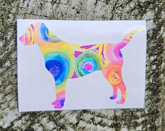 Labrador Vinyl Decal: Dog Mom Car Window Sticker