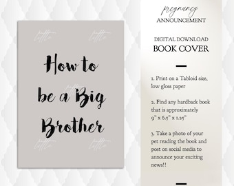 How To Be A Big Brother - Dust Jacket - Digital Download - SCRIPT