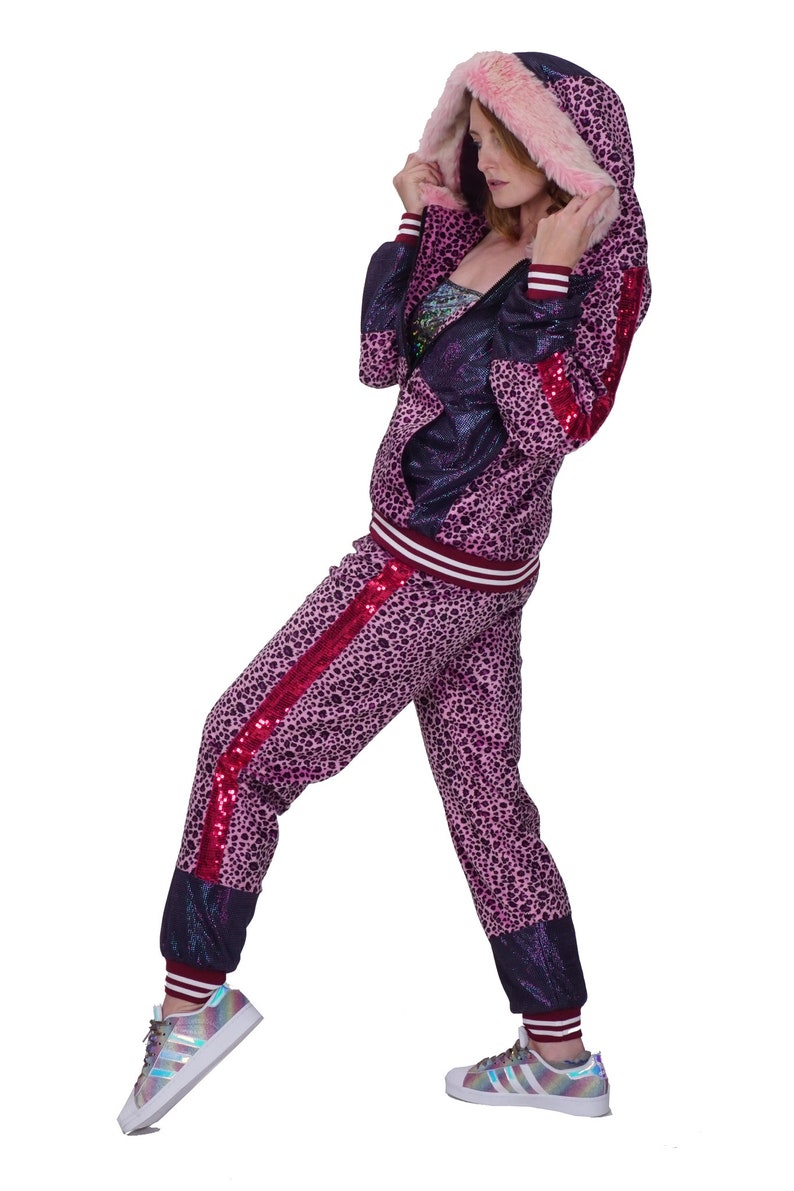 leopard print tracksuit plus size