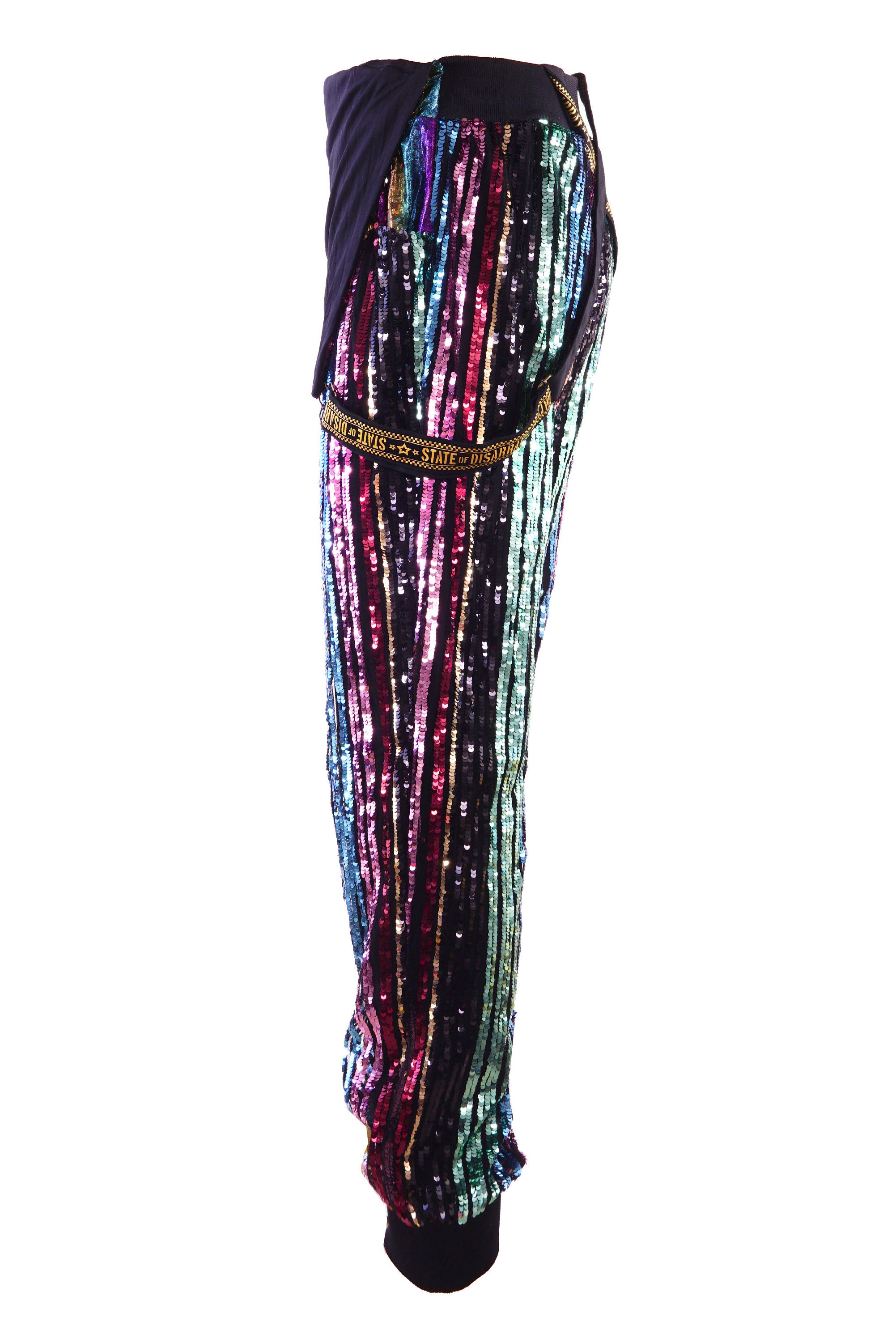 Roller Disco Realness Sequin Dungarees | Etsy UK