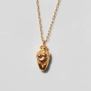 gold plated venus pendant, goddess pendant, gold plated necklace