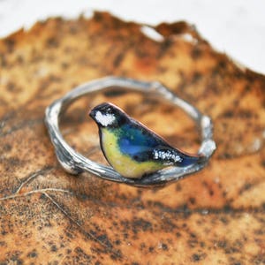 bird on the twig ring