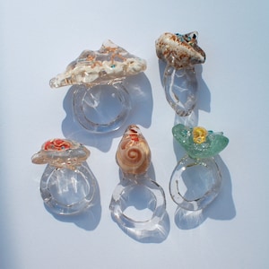 sea memories, a collection of statement rings, choose one image 1