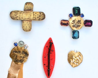 one of a kind brooch, sample sale, pick one, contemporary jewelry, art to wear