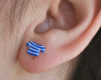 Boucles D'oreilles De Noël Traîneaux Roses - Neuves Avec étiquettes, Dormeuses Argentées