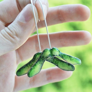 propeller seed earrings, maple seed, spring, nature jewelry