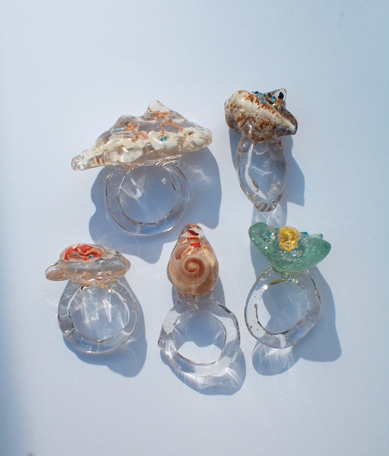 sea memories, a collection of statement rings, choose one image 1
