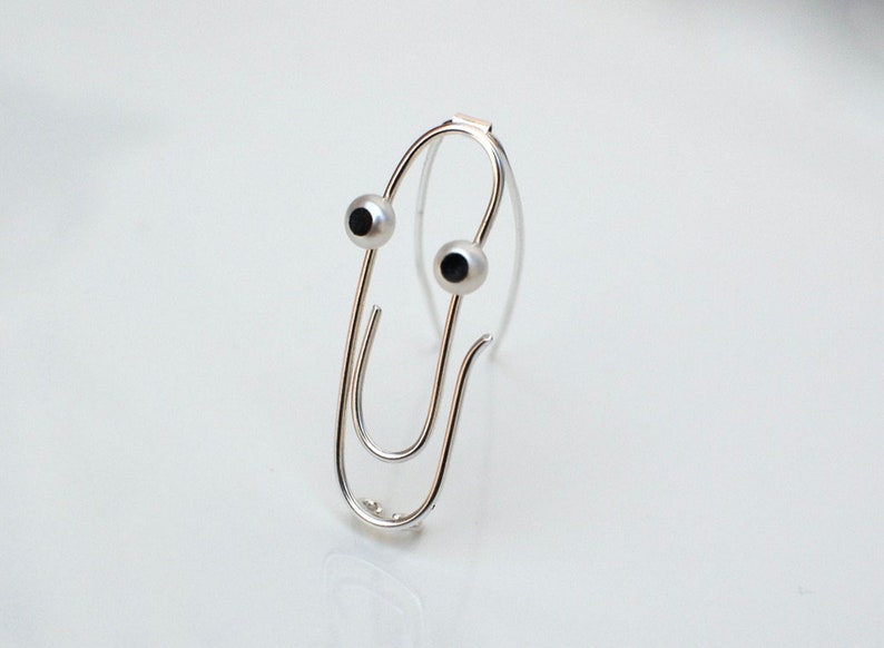 Clippy brooch fun jewelry windows 98 paperclip brooch | Etsy