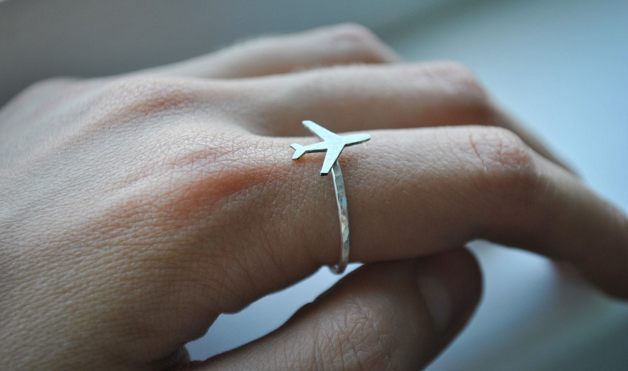 Airplane earrings handmade earrings Etsy