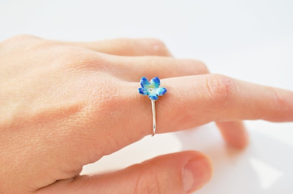 Forget me not ring etsy deals
