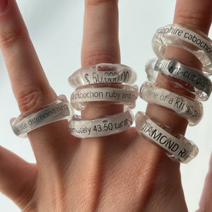 conceptual fancy rings, statement rings zdjęcie 5