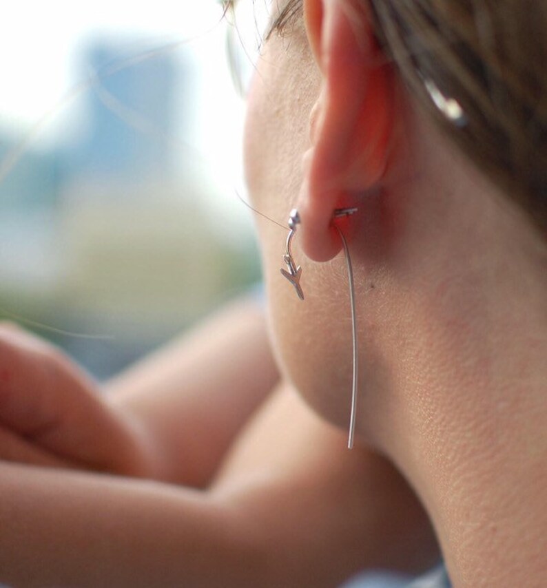 Airplane Earrings Handmade Earrings Etsy