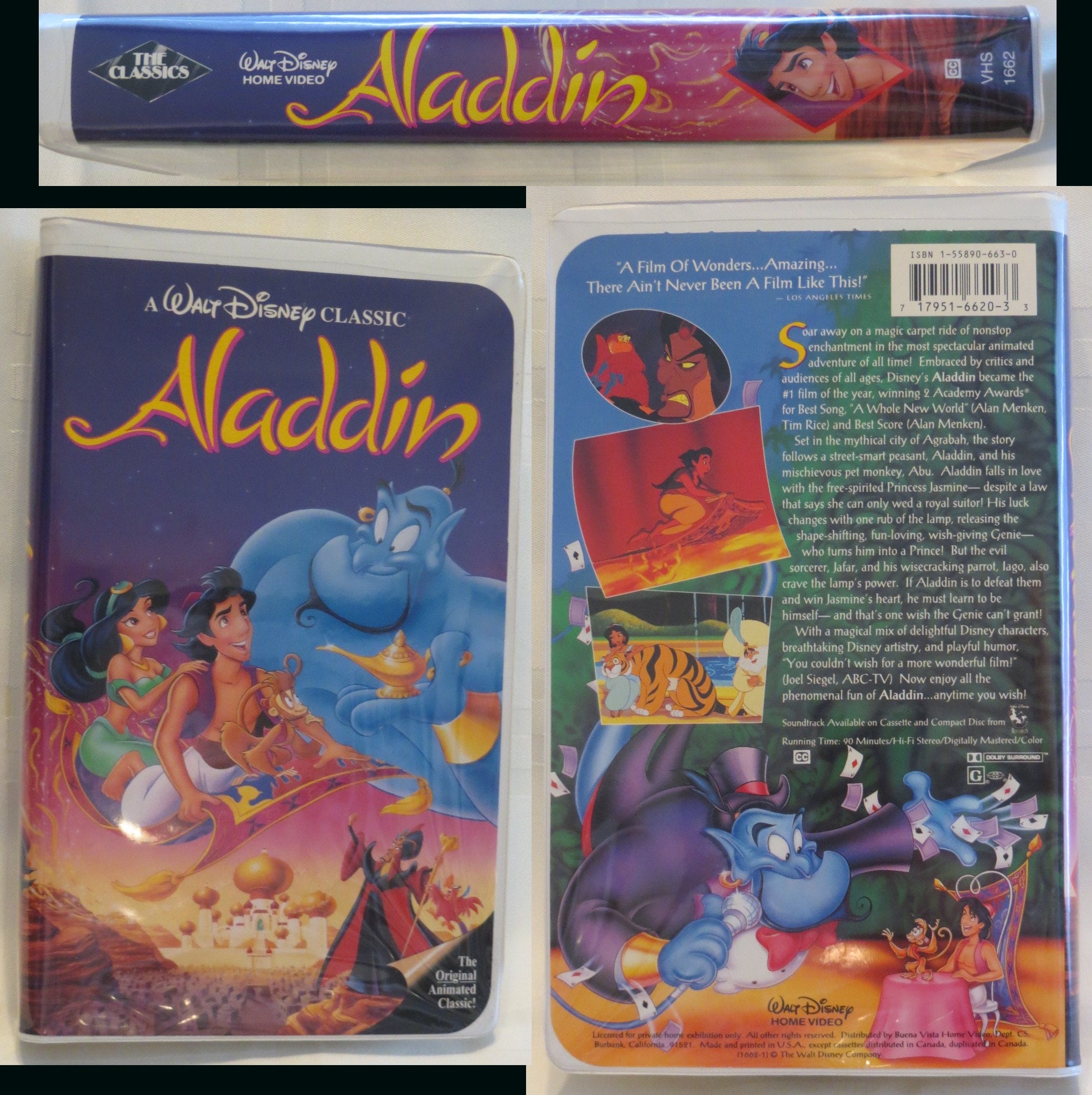 Vintage Disney Aladdin Lithograph Watch and Original Black Etsy