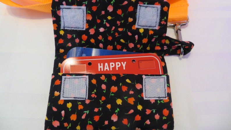 Lanyard with small fabric card holder