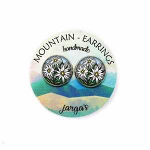 Mountain earrings - Edelweiss