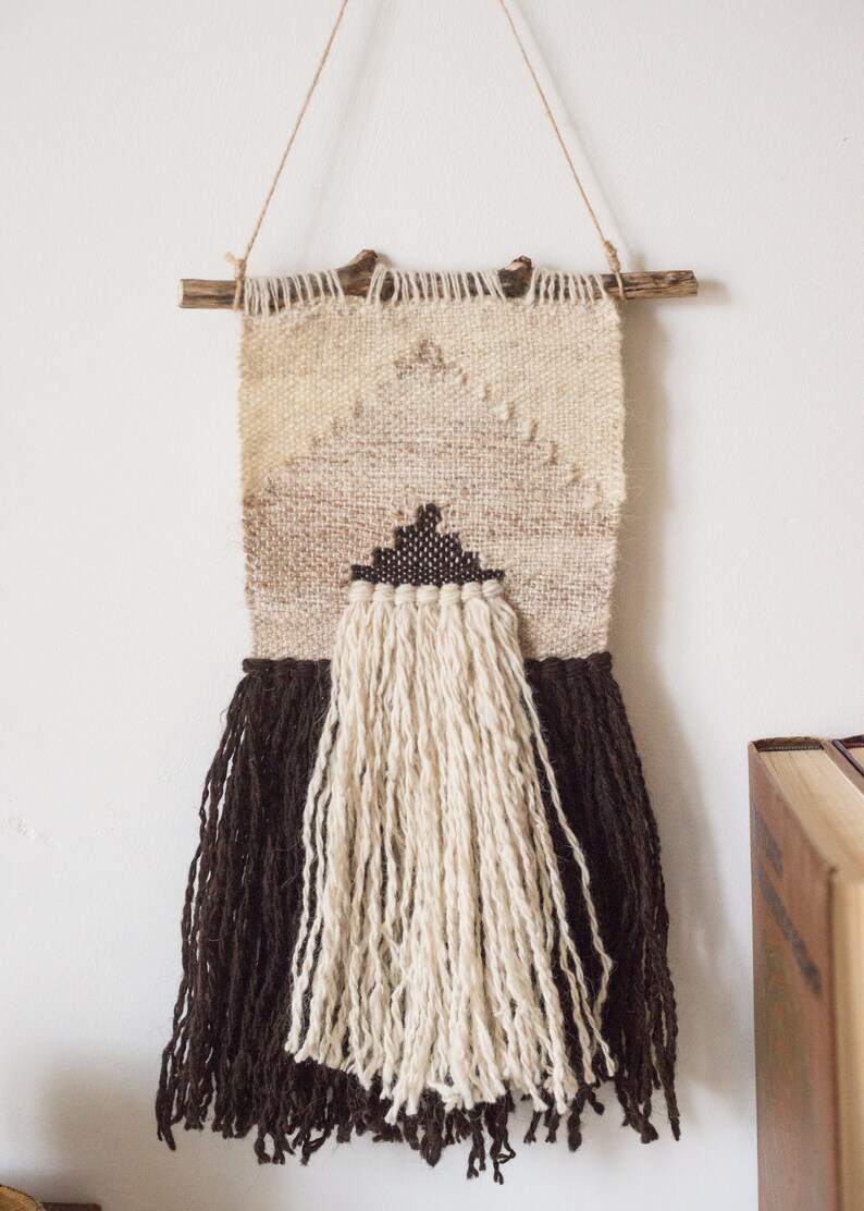Wool Wall Hanging Country Style Wall Decoration Woven Etsy