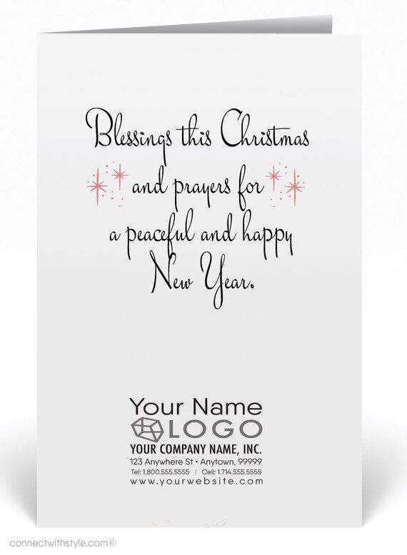 Religious Vintage Christmas Cards Printed 1950s Vintage Etsy