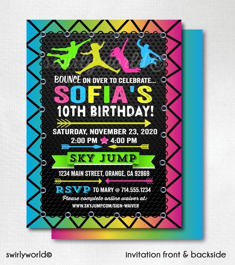 Electronic Neon Shine Soar Get together at Trampoline Park. Skyzone Topic Trampoline Bash. Neon Soar Area Invitation. Trampoline Social gathering Topic. picture regarding Skyzone Printable Waiver identify Electronic Neon Shine Leap Get together at Trampoline Park. Skyzone Topic Trampoline Social gathering. Neon Soar Dwelling Invitation. Trampoline Bash Topic.