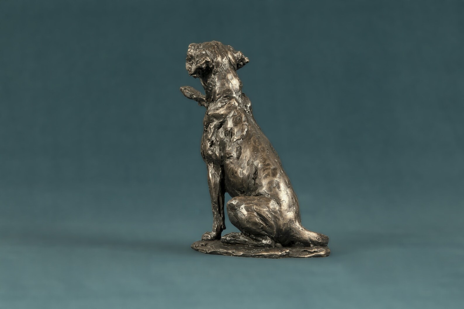 Hope Rescue Hund winken Pfote Tier Statue Kleine Bronze Etsy
