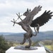 Heraldic Griffin Rampant Statue | Large Bronze Resin Sculpture ...