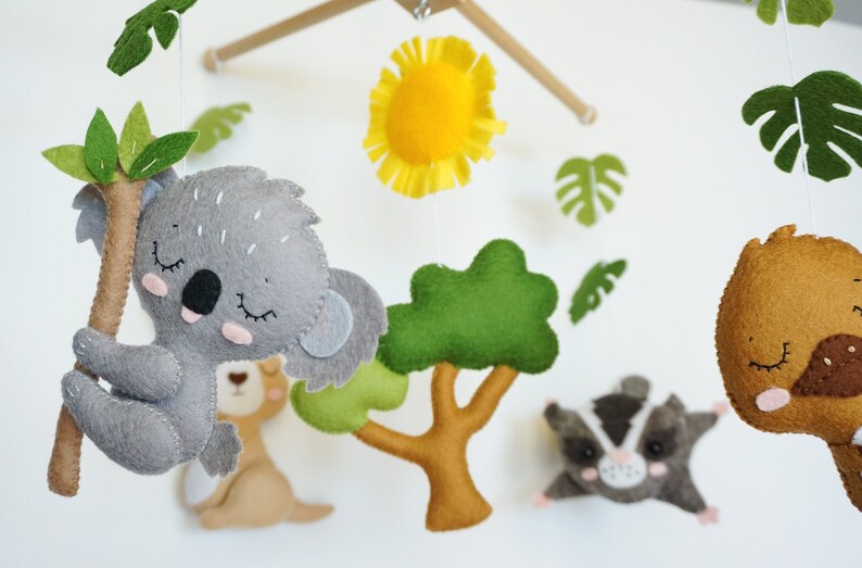 Australian Animals Baby Mobile Nursery Mobile Crib Mobile Etsy