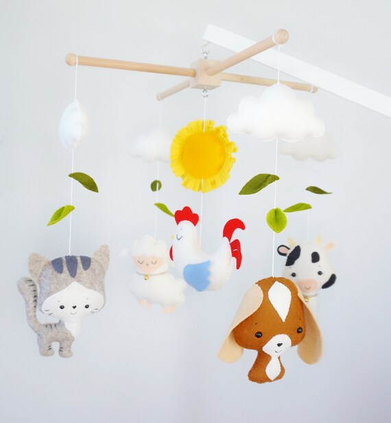 Rustic crib mobile 2025