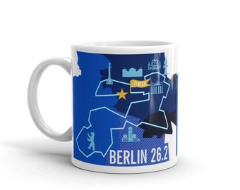 Berlin 26.2 Marathon Course Mug
