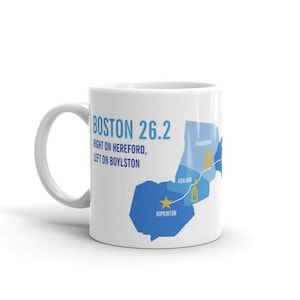 Boston 26.2 Marathon Course Mug
