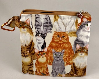 cat zipper bag