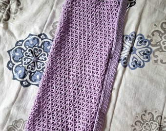 Sac pour tapis de yoga violet clair au crochet / porte-tapis de yoga