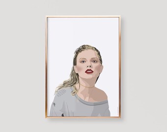 Taylor Swift Poster, Taylor Swift Reputation, Taylor Swift Print, Taylor Swift Art Print, Taylor Swift Wall Art, Wall Decor, Birthday, Gifts