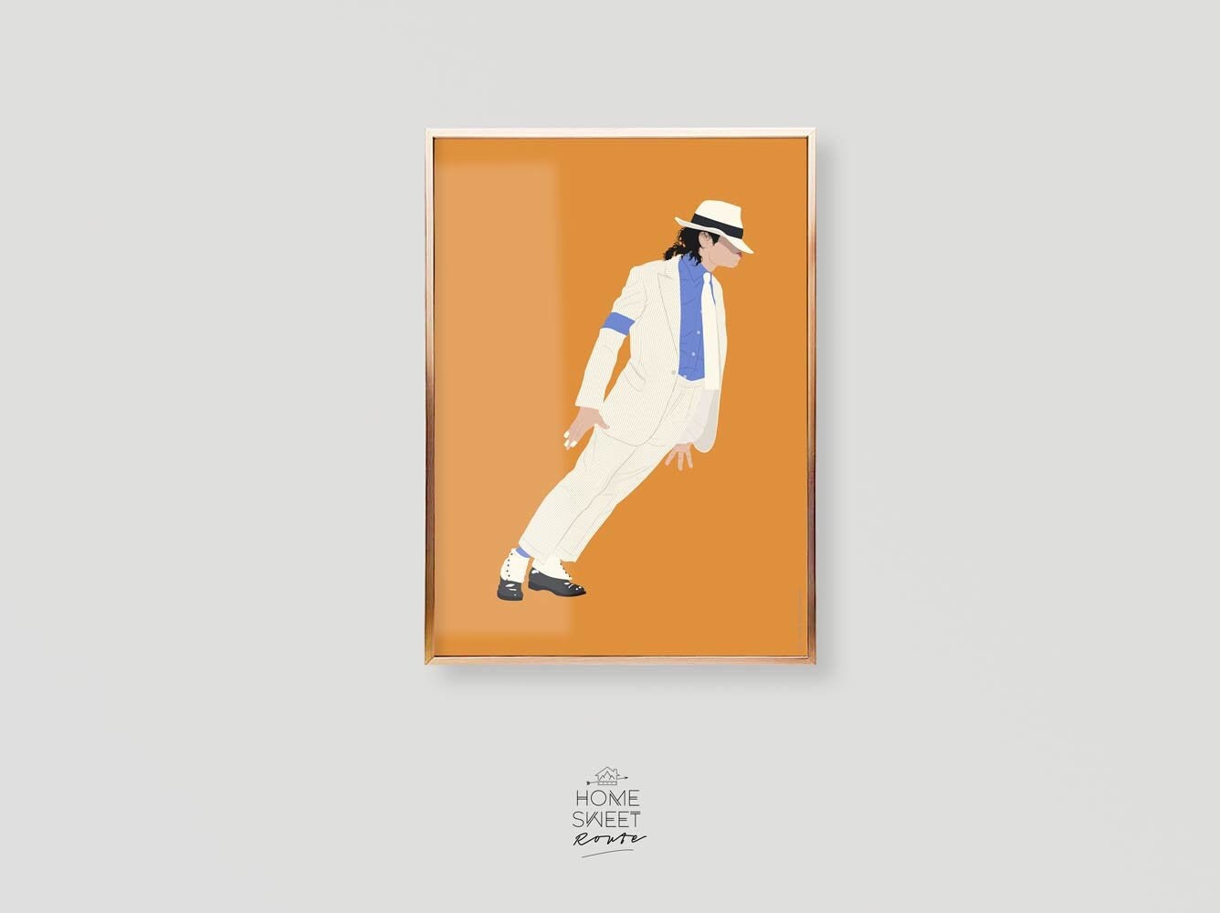 Michael Jackson Poster, Smooth Criminal, Michael Print, Art Wall Art, Decor, Birthday, Gifts, Decor